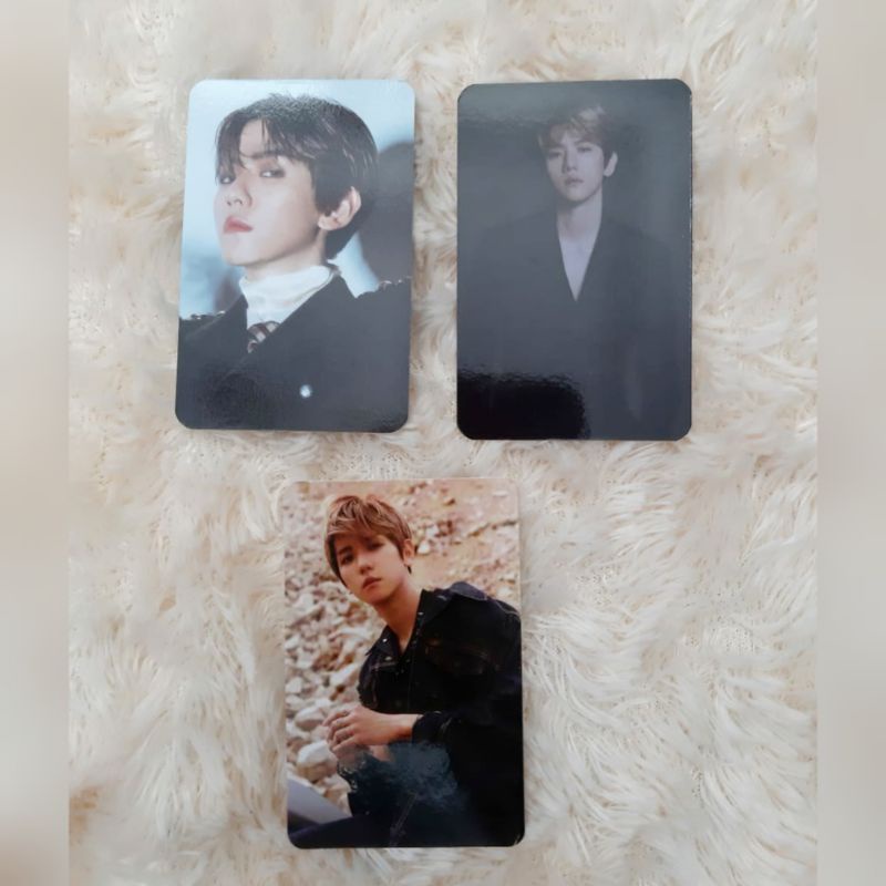 EXO TEMPO CHARACTER POUCH LIGHTSTICK PASSPORT BAEKHYUN PHOTOCARD PC