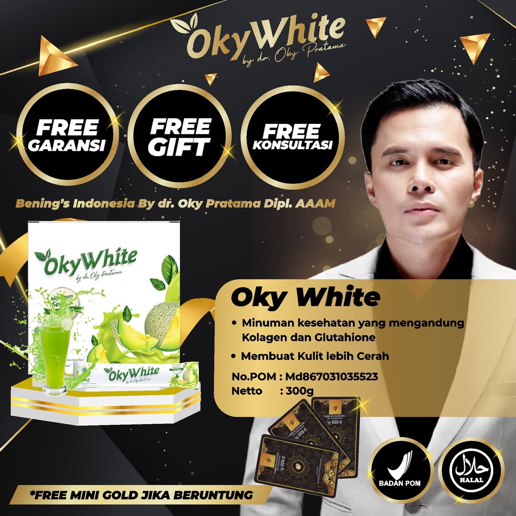 BENING'S OKYWHITE | MEMUTIHKAN &amp; MENCERAHKAN KULIT | BPOM &amp; HALAL | FREE GIFT SIAP KIRIM SELURUH INDONESIA