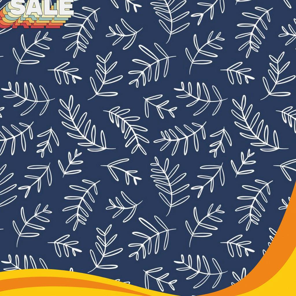 

CUCI GUDANG Kertas Kado Harvest Wrapping Paper Good Vibes Navy Leaves