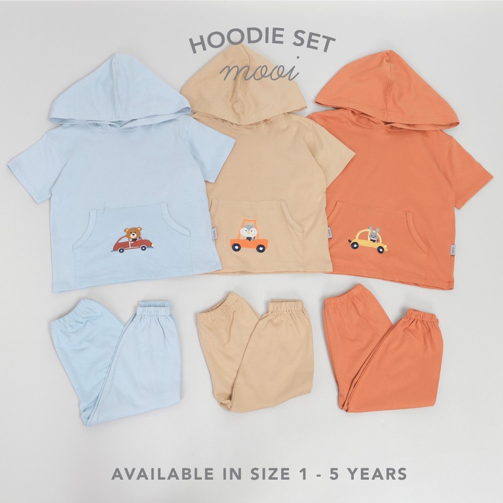 Mooi Setelan Anak Hoodie Unisex Hoodie Set CBKS SO