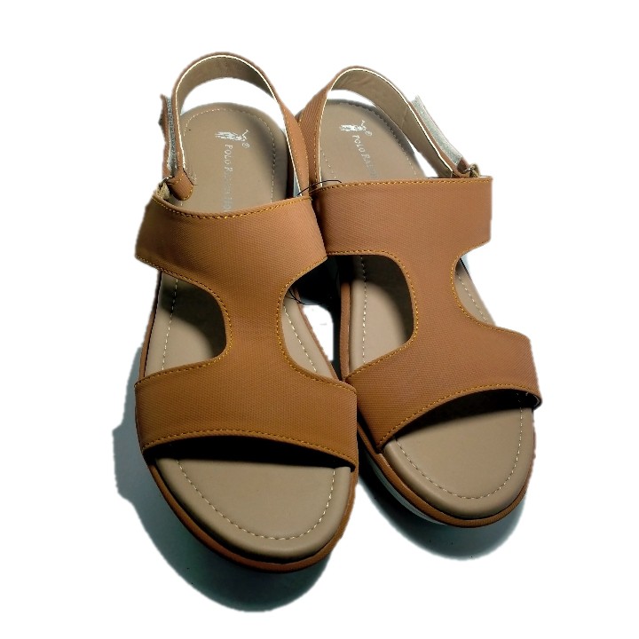  Sandal  Wanita  Original Polo  Ralph  House  Size 40 Mocca 