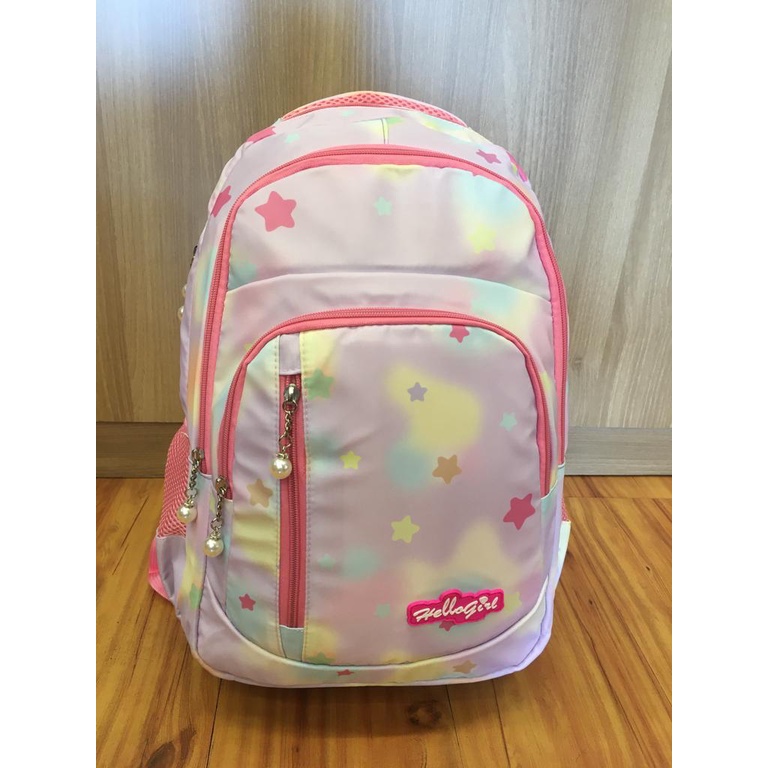 TAS RANSEL ANAK IMPORT HELLO GIRL 18183. Import. DARENA BAGS BANDUNG