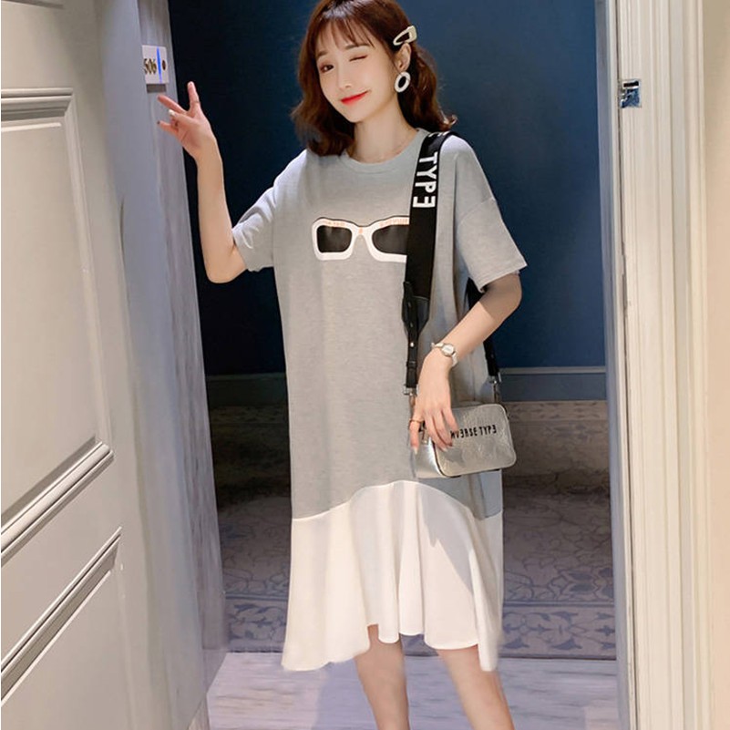 RYX - Breezy Lotus Leaf Baju Dress Wanita Fashion Casual - Ori Import