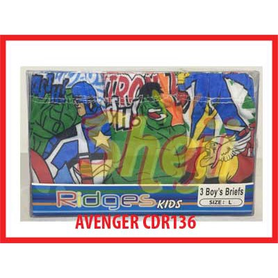 CELANA DALAM RIDGES ANAK COWO/LAKI-LAKI &quot;AVENGER CDR136&quot; ISI 3PCS