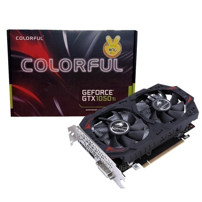 VGA Colorful GeForce GTX 1050 / GTX1050 Ti NE 4G-V DDR5 4GB