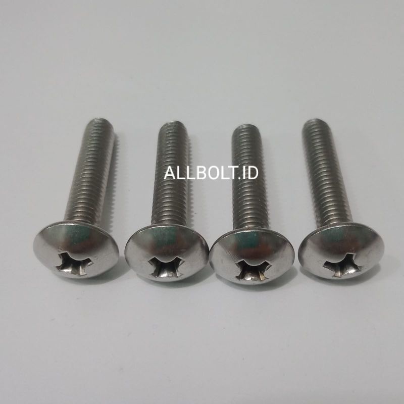 Baut JT stainless baut 10/6mm x 30mm (4biji)