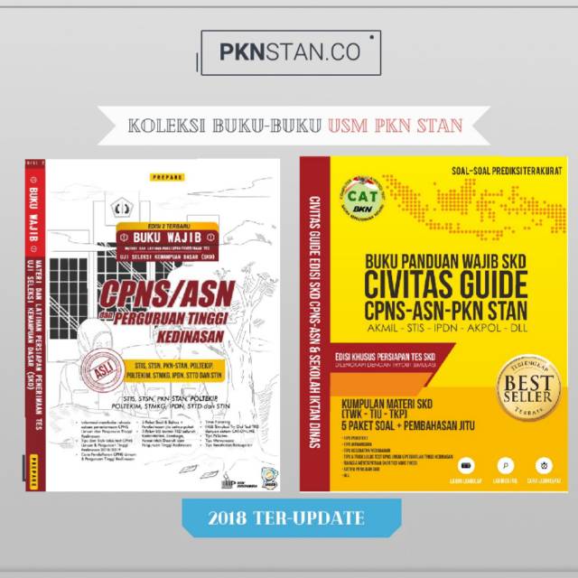 Paket Psikotes TKD Prepare dan TKD Civitas Buku USM PKN STAN 2019