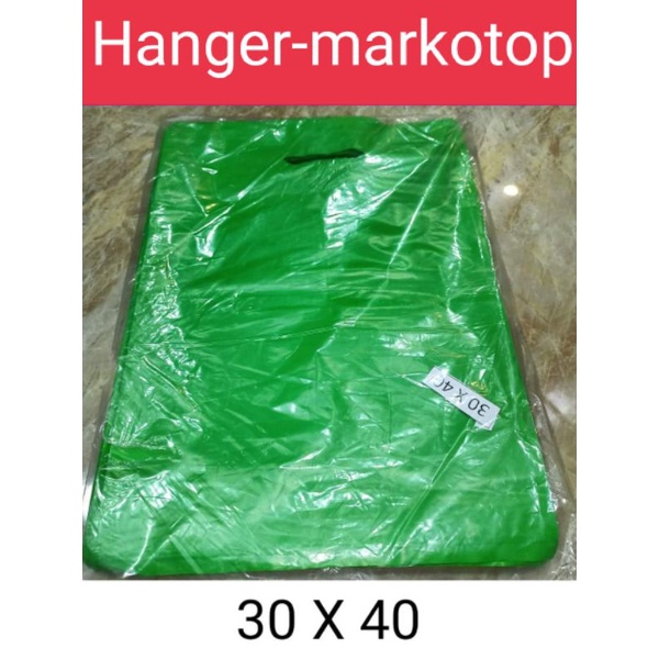 shopping bag kantong belanja plastik online HD plong ukuran. 30x40