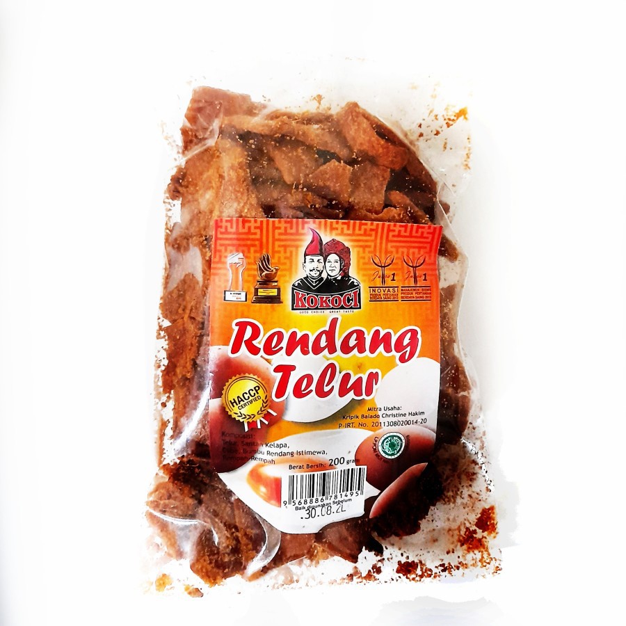 

Rendang Telur Kokoci Oleh Oleh Padang