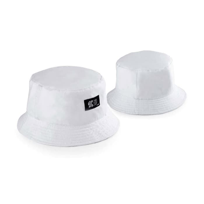 Topi Bucket Hat Wanita - Topi Putih Wanita KZ Snapback Cewe