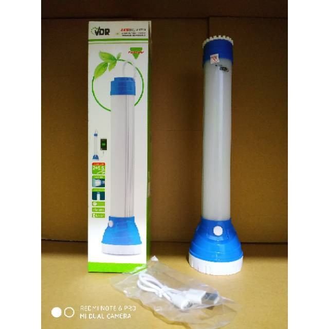 VDR SENTER + LAMPU CAS + POWER BANK ( BISA CAS HAPE) TYPE V-1719 | EMERGENCY | LAMPU | LAMP | LED