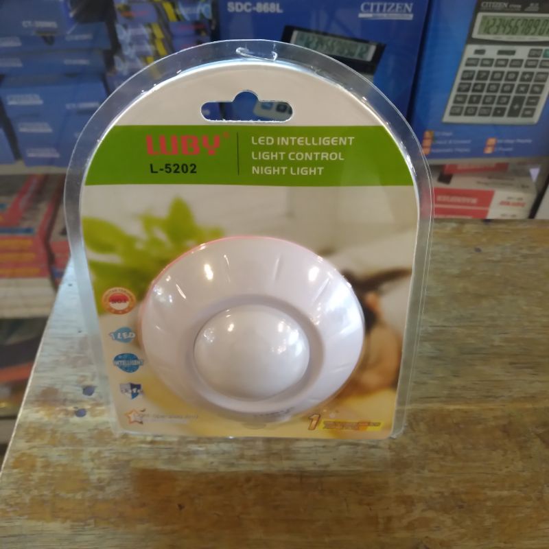 LUBY L-5202 LAMPU TIDUR SENSOR MODEL UFO