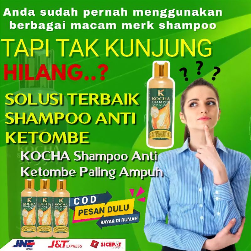 Shampoo Anti Ketombe Dan Rambut Rontok 250ml Kocha Shampoo Anti Ketombe Dan Anti Dandruff-3