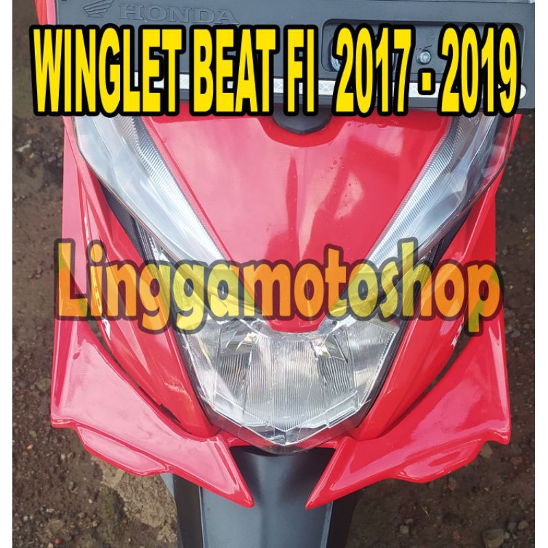 winglet all new beat fi street 2017 2018 2019 model baru sayap variasi modifikasi kualitas premium