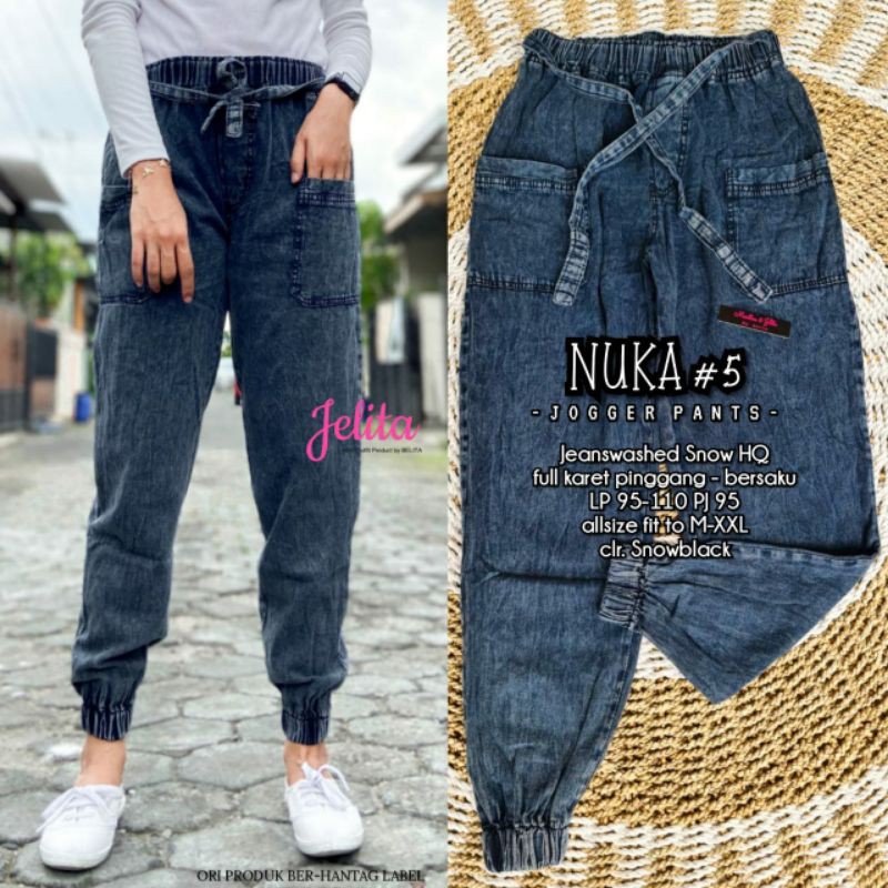 Celana Cargo Soft Jeans Wanita Premium Murah