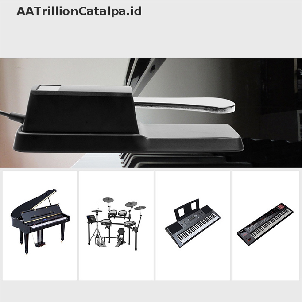 Aatrillioncatalpa Pedal Sustain Universal Dengan Saklar Polarity Damper Untuk Piano Elektrik