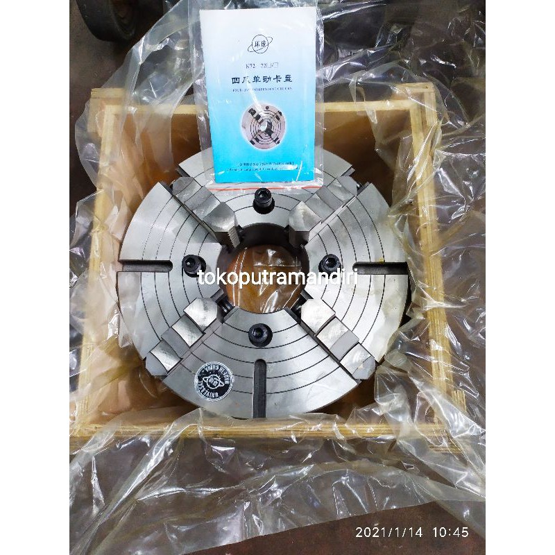 Chuck Bubut 16" 4 Jaw | Claw Bubut 16 inch | Catok Kepala Bubut 16 inch K72