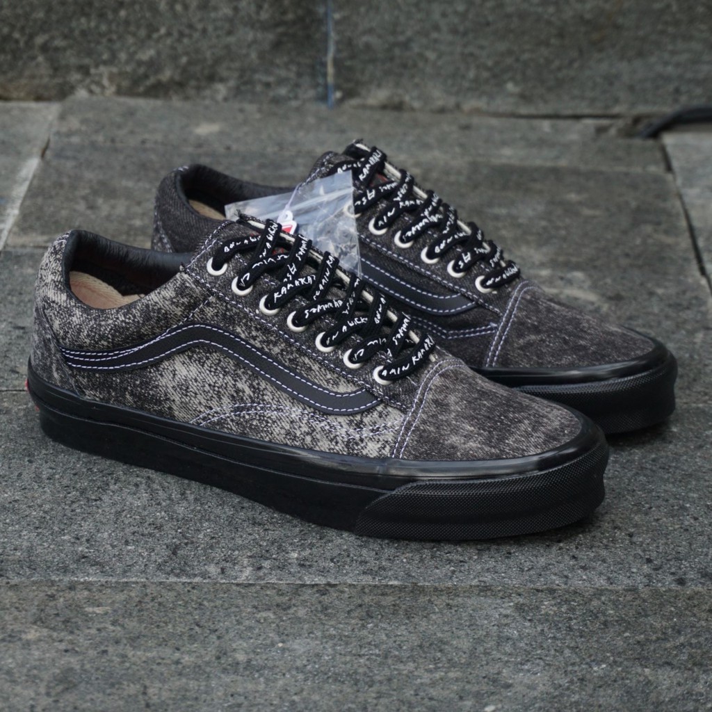 Vans Vault Og x Jim Goldberg Acid Wash Denim Old Skool Lx