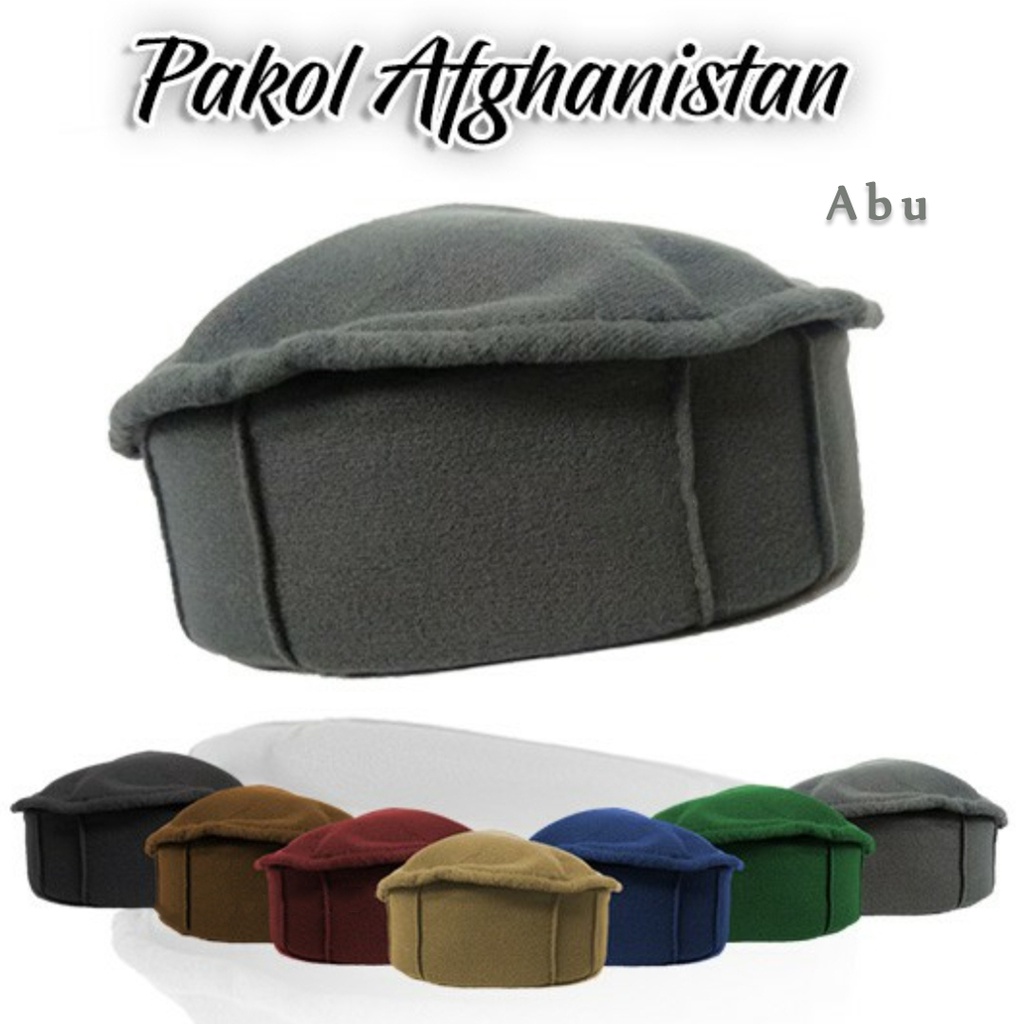 Peci Pakol Peci Taliban Original Peci Afgan Aneka Warna Peci Dewasa Pakol Afganistan