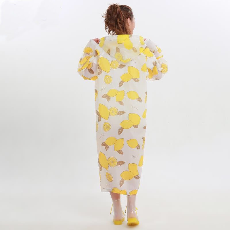 NEW!! Jas Hujan ASLI EVA RAINCOAT  HOME  TRAVEL FASHION YELLOW LEMON STYLE MJ 862 Best Quality EVA