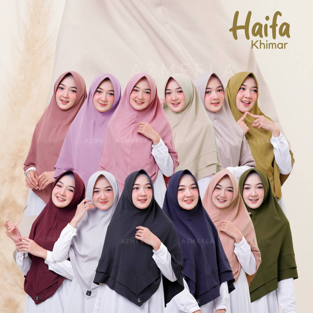 AZMEELA HAIFA KHIMAR INSTAN PAD ANTEM