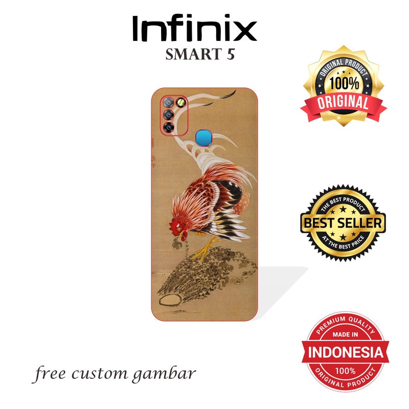GARSKIN/STICKER HANDPHONE INFINIX SMART 5 CUSTOM