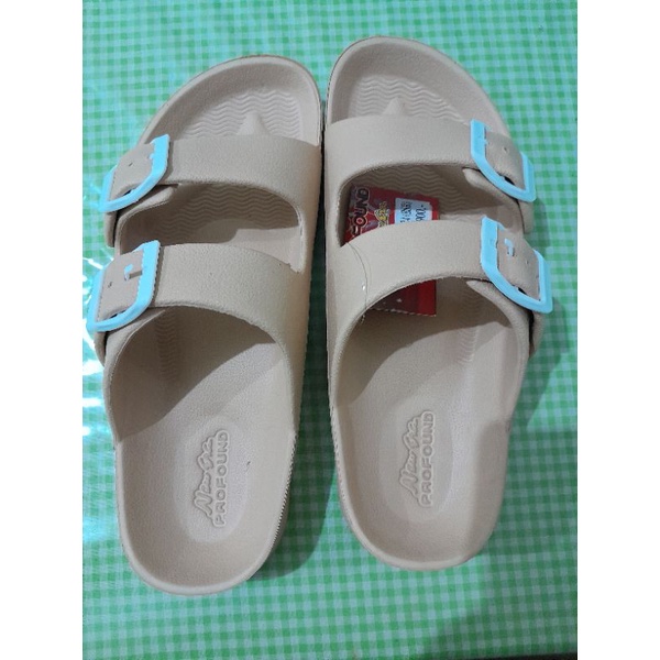 (COD) TERMURAH Sandal Selop Karet Wanita New Era LB E 11024 Tali Ban Dua Gesper Bisa Digeser