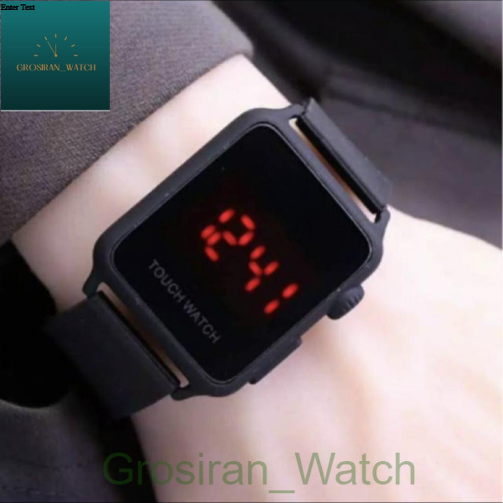 Jam Tangan Pria Touch Screen Digital Rubber / Ready 5 Warna [G_W]
