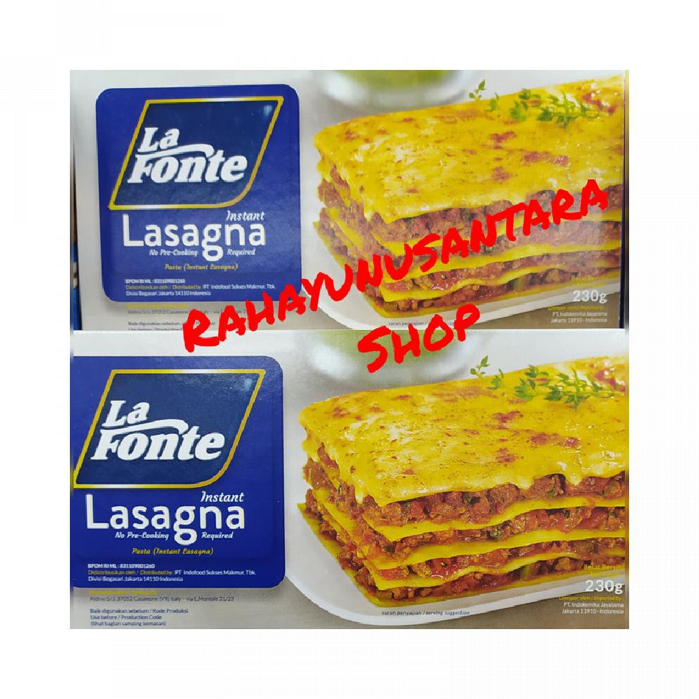 

LAFONTE LASAGNA INSTAN 230gr