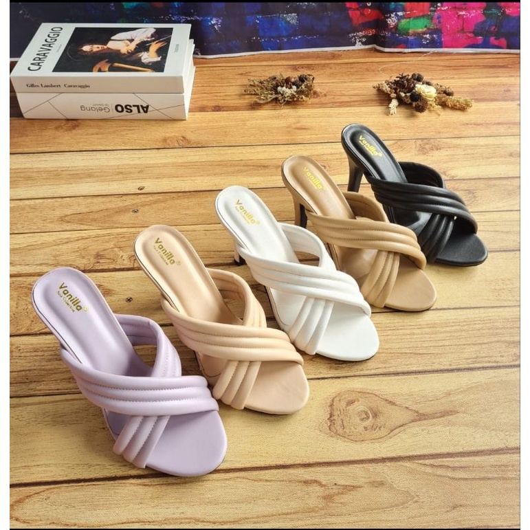 ABBUSHOES IR 05 haig hell silang mules 9cm