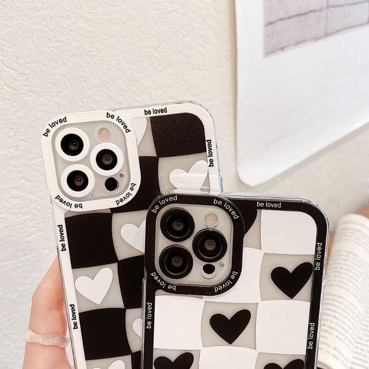 Terlaris SOFT CASE CASE BLACK WHITE LOVE OPPO A5S A7 A11K A12 2020 F9 A1K A3S A5 2020 A9 2020 A15 A1