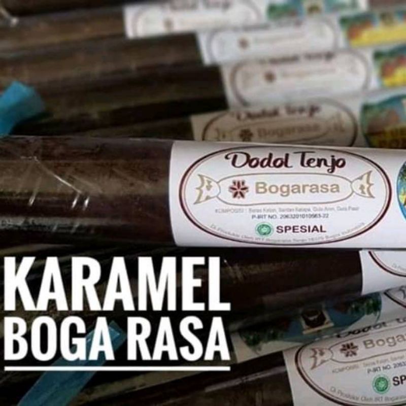 

dodol bogarasa rasa karamel asli tenjo 1kg