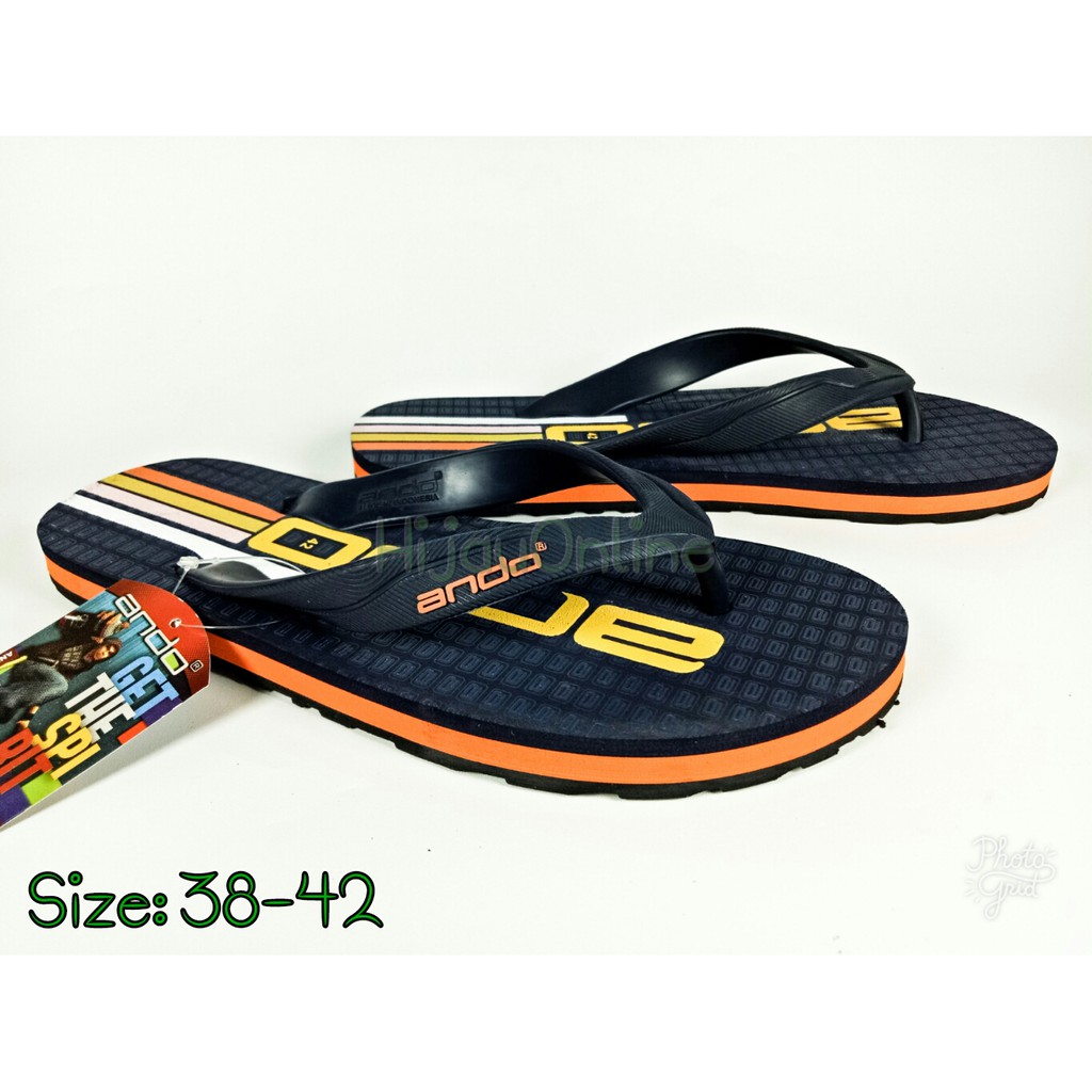  Ando  VIP 03 Sandal  Jepit  Sponge Laki laki  Pria 