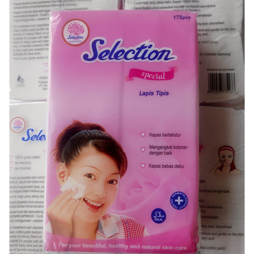 Selection Kapas Wajah Special Tipis 175