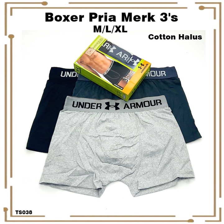 Boxer Pria Merk Box 3's