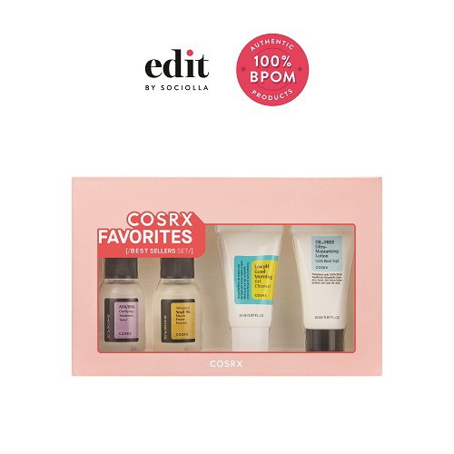 

COSRX Favorites (Best Sellers Set) - Size: 20mL x 4 bottles - Edit by Sociolla