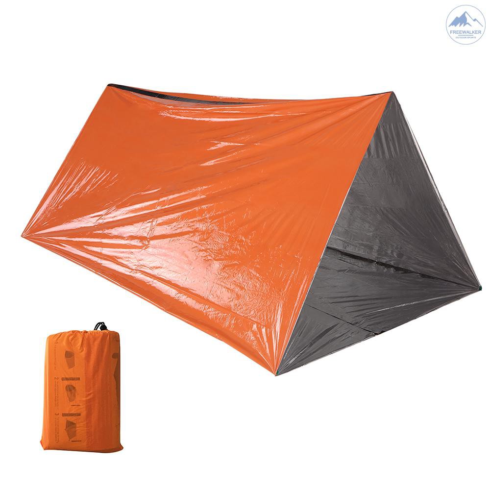 Freew Emergency Tube Tent Survival Orange Shelter Rescue Camping