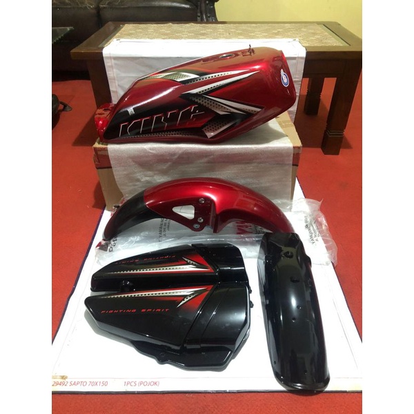 BODY RX KING SET MERAH MAROON 2008/2009