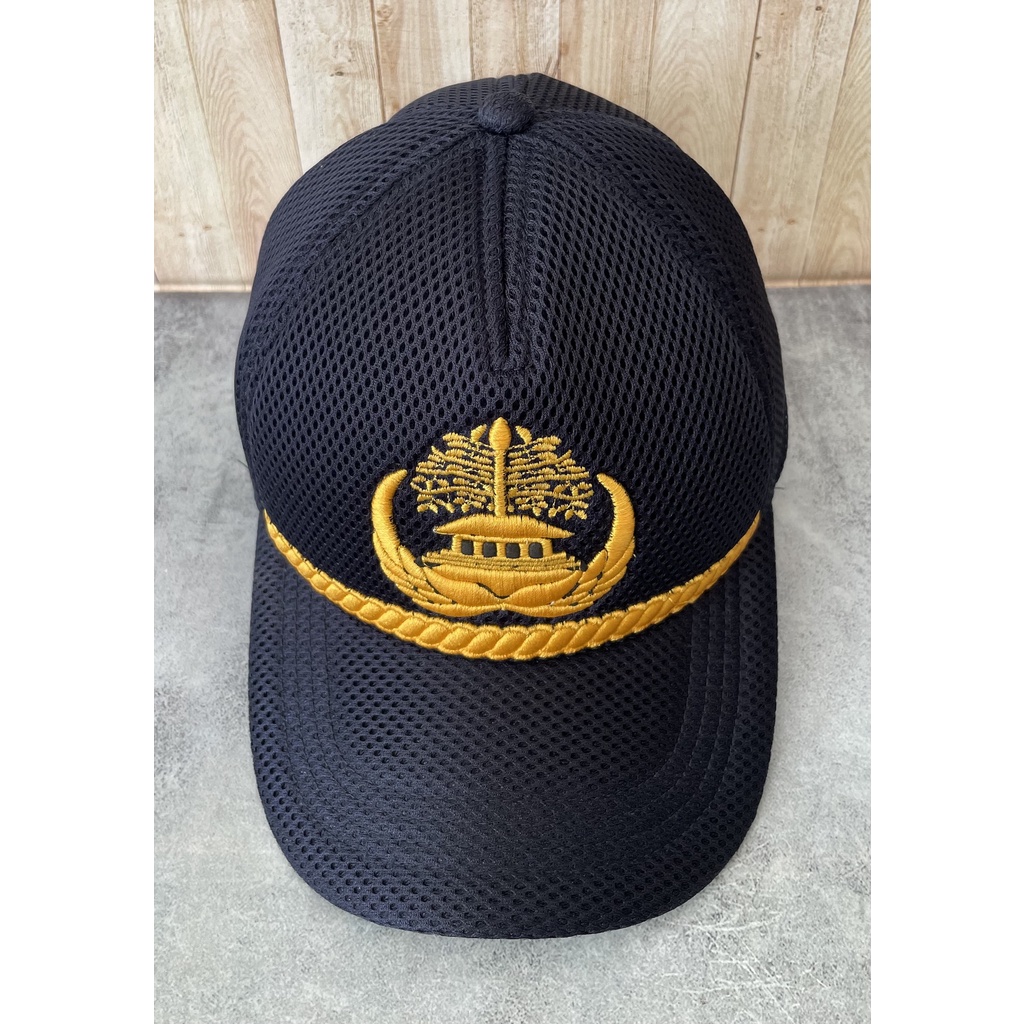 Topi Jaring Korpri PNS Golongan 2 (Biru Dongker) - Topi Korpri Golongan 2 - Topi Jaring - Topi PNS