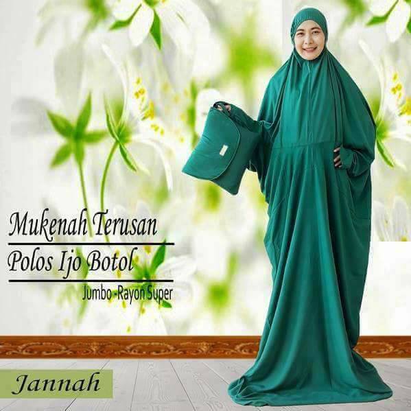 MUKENA TERUSAN POLOS JANNAH