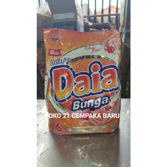 Daia BUNGA Deterjen Bubuk 1,8 KG Detergen Pakaian Daia 1.8KG Murah