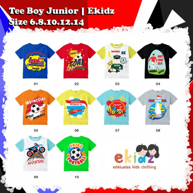 Grosir kaos anak/Longtee ekidz/grosir ekidz
