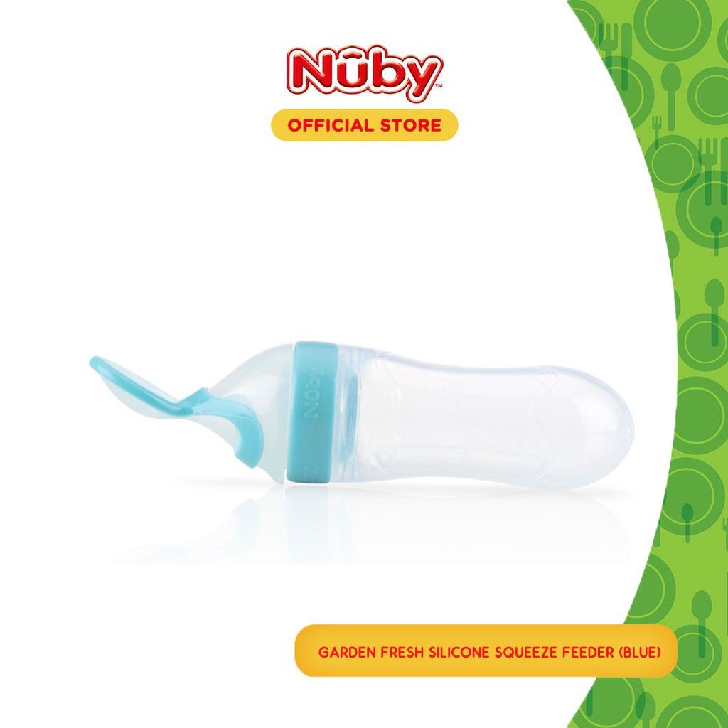 Nuby Garden Fresh First Solids SQUEEZE FEEDER - Botol sendok Mpasi