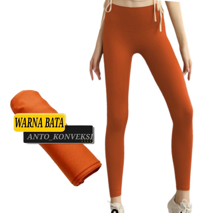 Legging panjang spandex premium standart muat sampai 90 kg