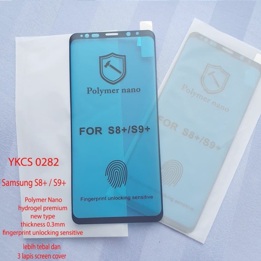 TEMPERED GLASS ANTI GORES POLYMER NANO FULL LAYAR LEM