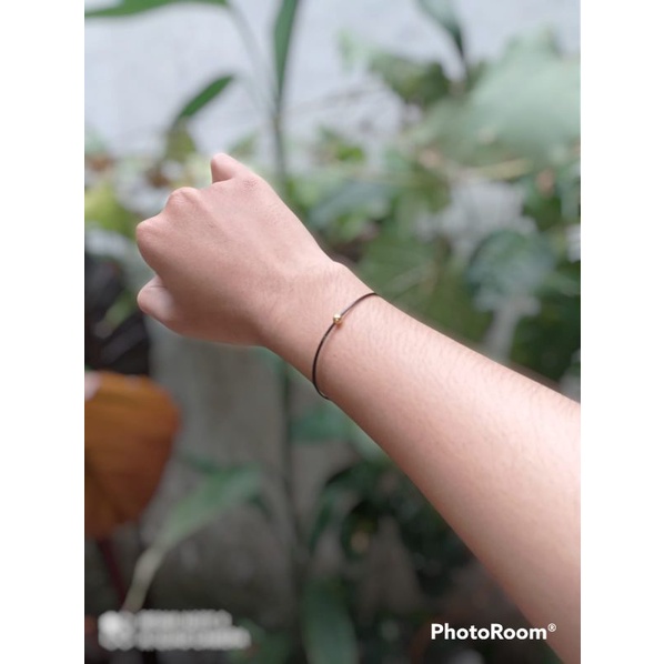 GELANG CUTE SIMPLE MANIK BULAT Gelang couple / gelang nama /gelang inisial/ gelang Costum / gelang persahabatan / gelang huruf / gelang murah / gelang simple