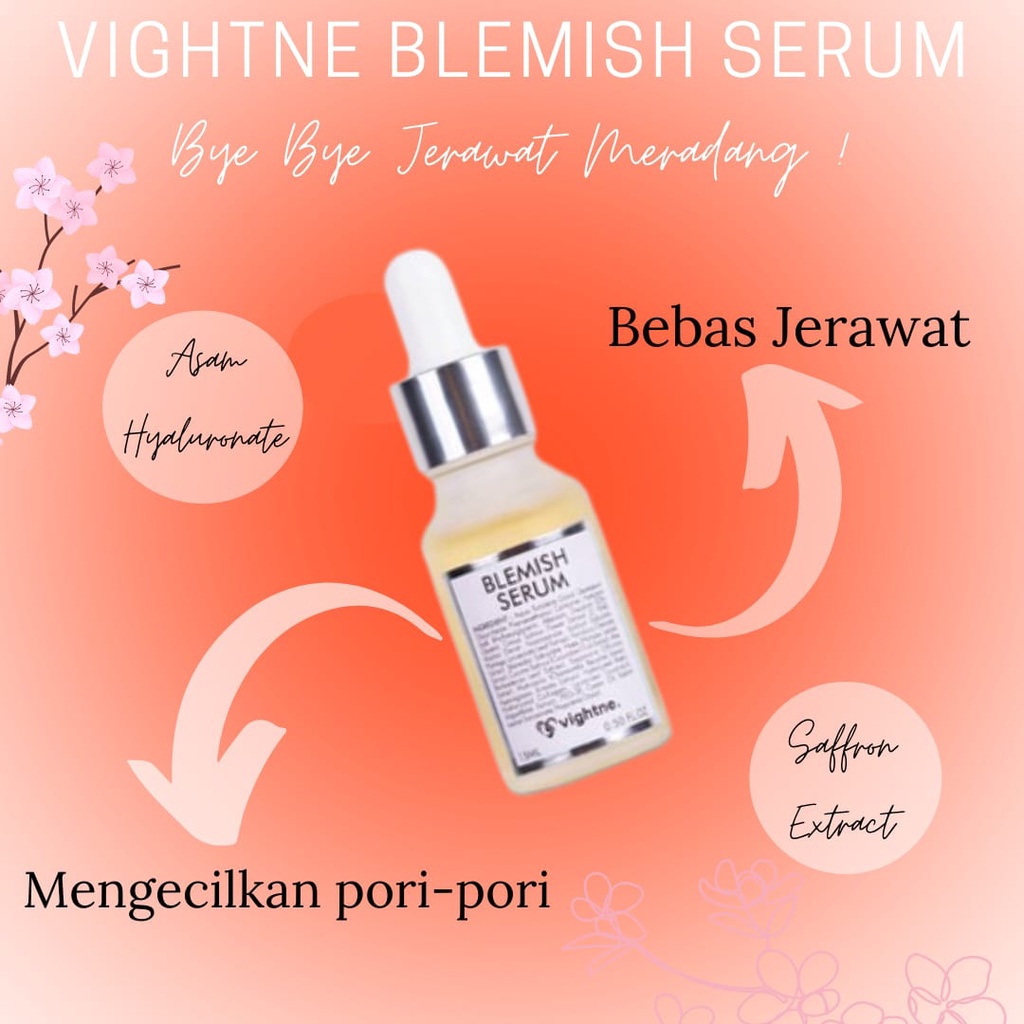 SKINCARE TERLARIS SERUM VAVL VIGHTNE BLEMISH SERUM by VIVALENTINE - Distributor VAVL BEAUTE
