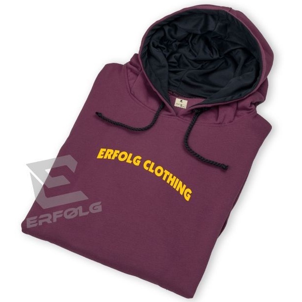 Sweater Hoodie Pria Wanita Switer Cowok Premium Distro Erfolg Clothing Brand Lokal Bandung Suwiter Warna Burgandy Basic Sablon Print Grafity Couple Pasangan Suiter Bahan Katun Fleece Taiwan Gaya Kekinian Murah