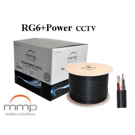 《BAYAR DITEMPAT》Kabel CCTV Coaxial MMP RG6+ Power 300M