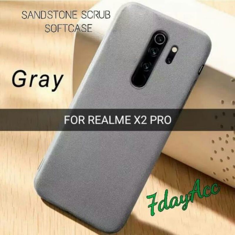 SOFT CASE SANDSTONE SCRUB REALME X2 PRO SILIKON CASE SUPER THIN